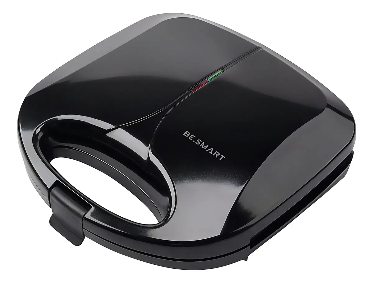 Sanduicheira Elétrica Grill Antiaderente Preto BeSmart 750W  
